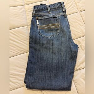 Cinch Silver Men's Dark Blue Straight Jeans Size 32X32